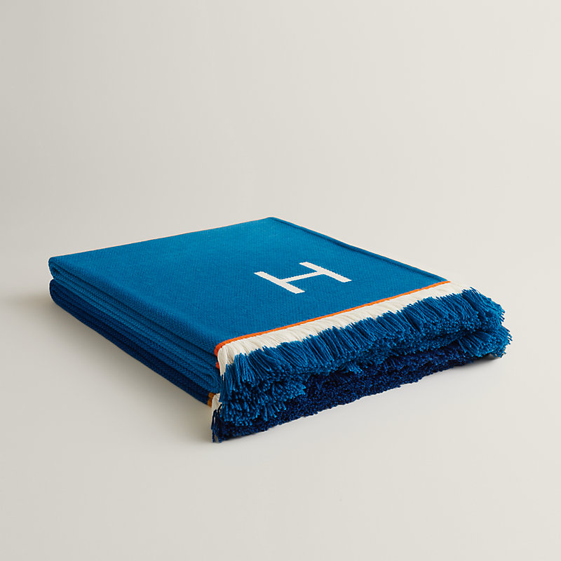 Altitude blanket - Blue | Hermès USA